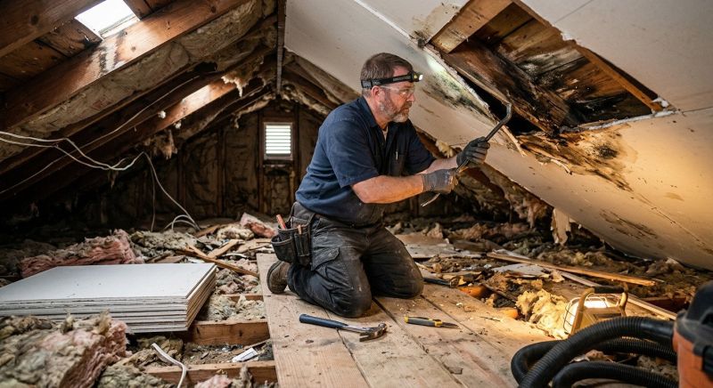 Bathroom Water Damage Repair in Conroe, TX