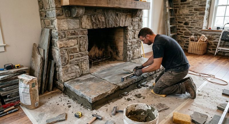 Hearth Installation in Conroe, TX