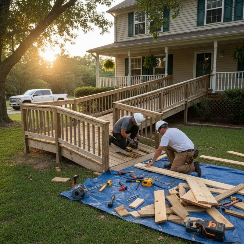 Wood Ramp Repair in Alpharetta, GA