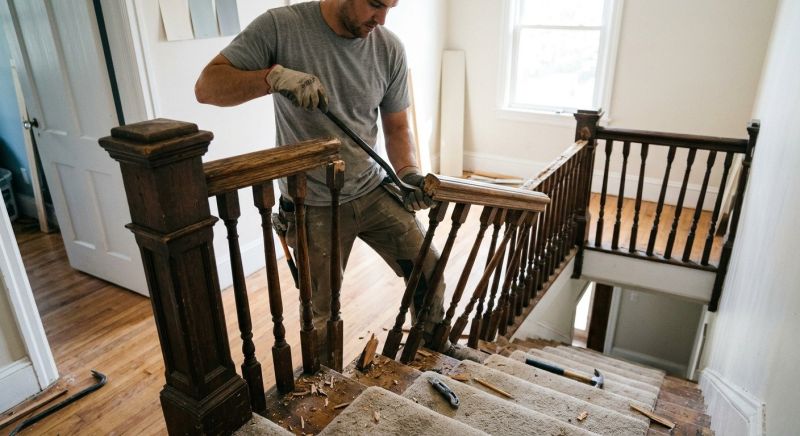 Banister Removal in Houston, TX