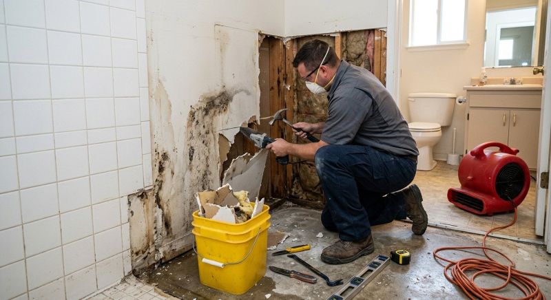 Bathroom Water Damage Repair in Conroe, TX