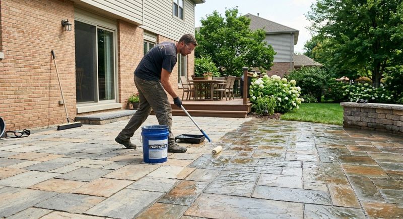 Courtyard Sealing in Kitsap County, WA