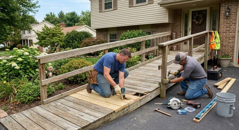 Handicap Ramp Repair in Olathe, KS