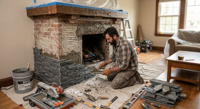 Hearth Installation in Conroe, TX