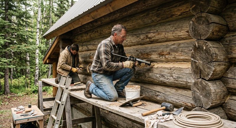 Log Home Repair in Littleton, CO
