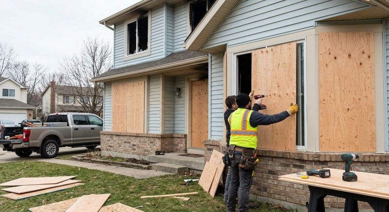Window Boarding Service in Conroe, TX