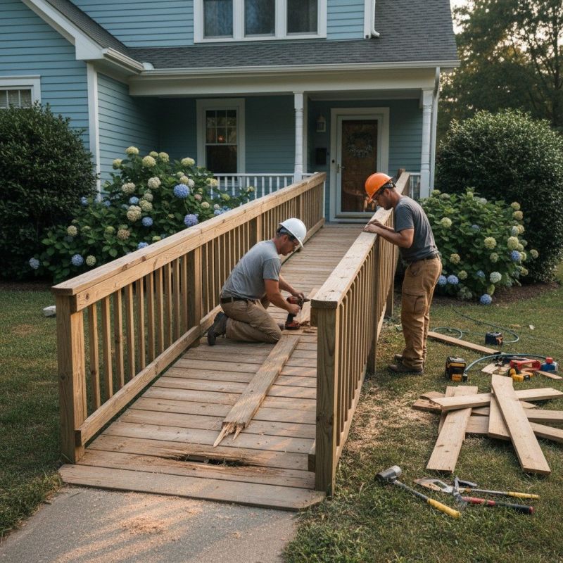Wood Ramp Repair in Littleton, CO