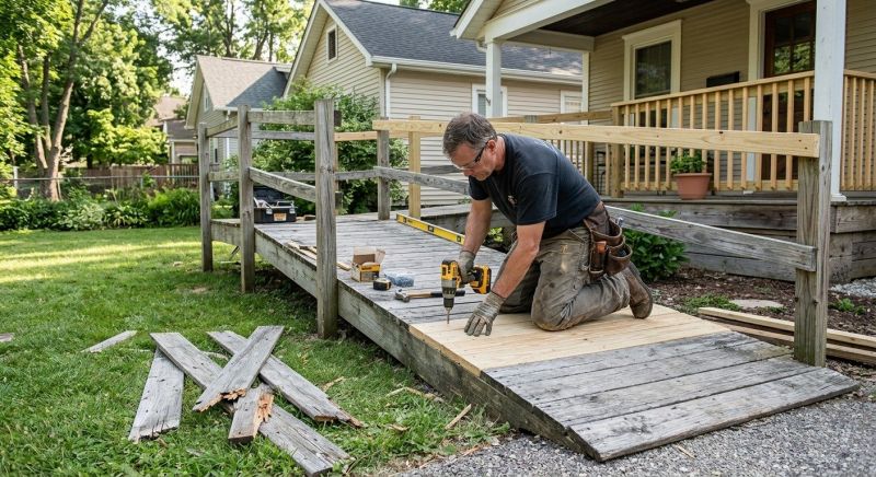 Wood Ramp Repair in Olathe, KS